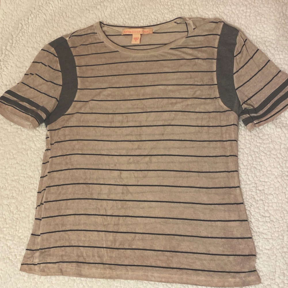 Rebellious One Striped Tee